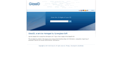 Desktop Screenshot of glassid.eu
